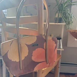 Kate Spade ♠️ floral tote / purse / hansbag